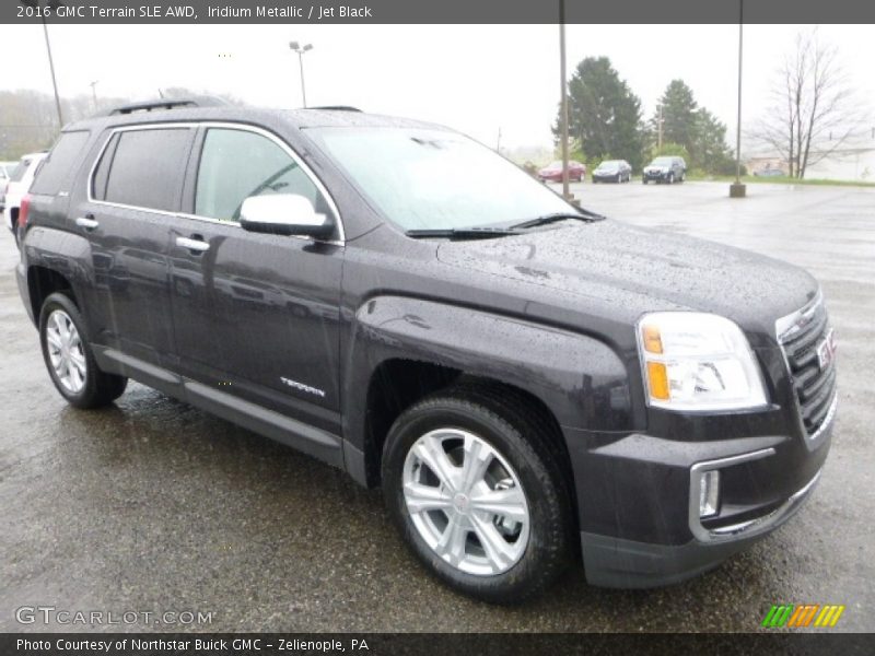 Iridium Metallic / Jet Black 2016 GMC Terrain SLE AWD