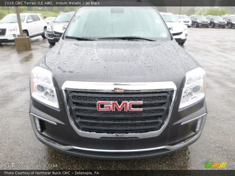 Iridium Metallic / Jet Black 2016 GMC Terrain SLE AWD