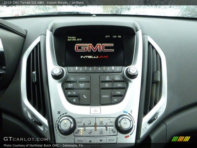 Iridium Metallic / Jet Black 2016 GMC Terrain SLE AWD