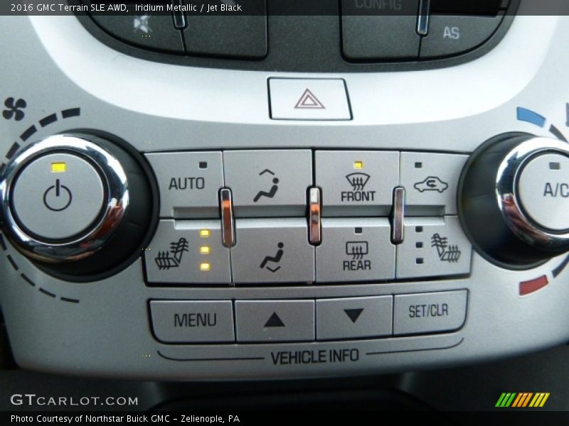 Iridium Metallic / Jet Black 2016 GMC Terrain SLE AWD