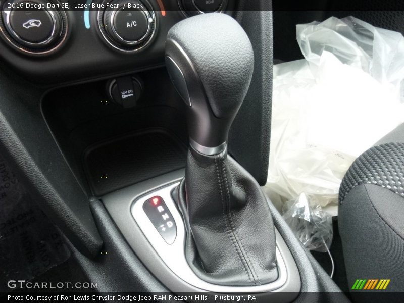 Laser Blue Pearl / Black 2016 Dodge Dart SE