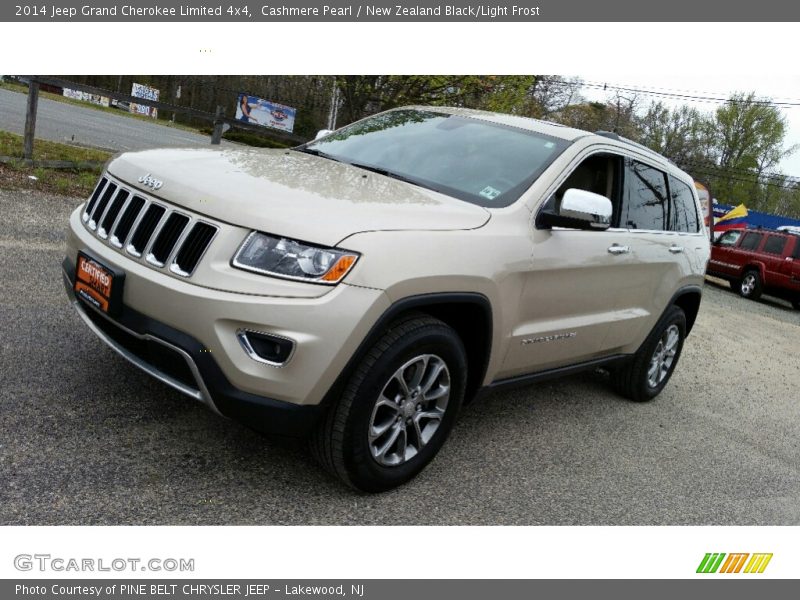 Cashmere Pearl / New Zealand Black/Light Frost 2014 Jeep Grand Cherokee Limited 4x4