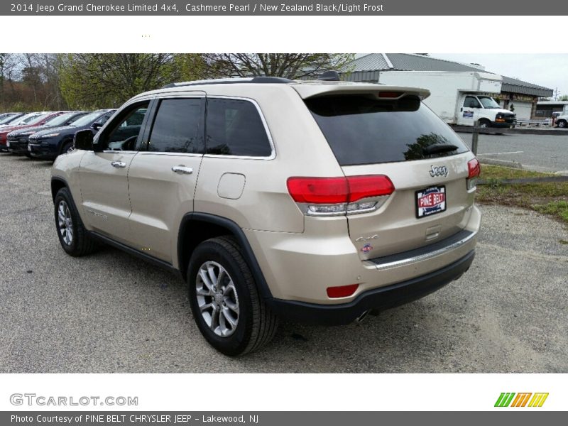 Cashmere Pearl / New Zealand Black/Light Frost 2014 Jeep Grand Cherokee Limited 4x4