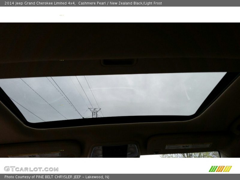 Cashmere Pearl / New Zealand Black/Light Frost 2014 Jeep Grand Cherokee Limited 4x4