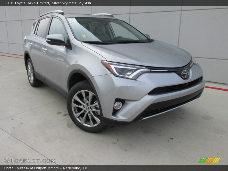 Silver Sky Metallic / Ash 2016 Toyota RAV4 Limited