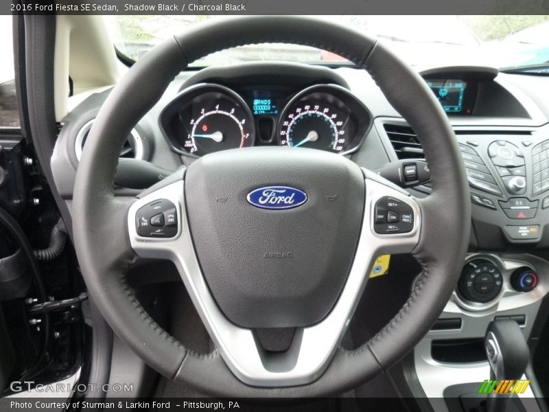 Shadow Black / Charcoal Black 2016 Ford Fiesta SE Sedan