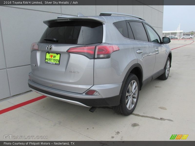 Silver Sky Metallic / Ash 2016 Toyota RAV4 Limited