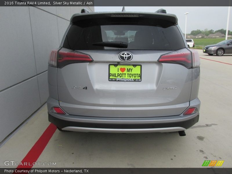 Silver Sky Metallic / Ash 2016 Toyota RAV4 Limited