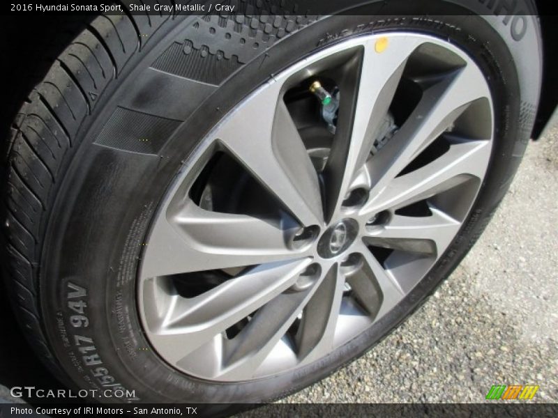 Shale Gray Metallic / Gray 2016 Hyundai Sonata Sport