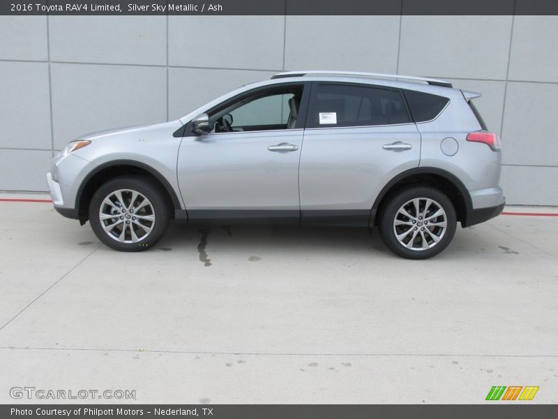 Silver Sky Metallic / Ash 2016 Toyota RAV4 Limited
