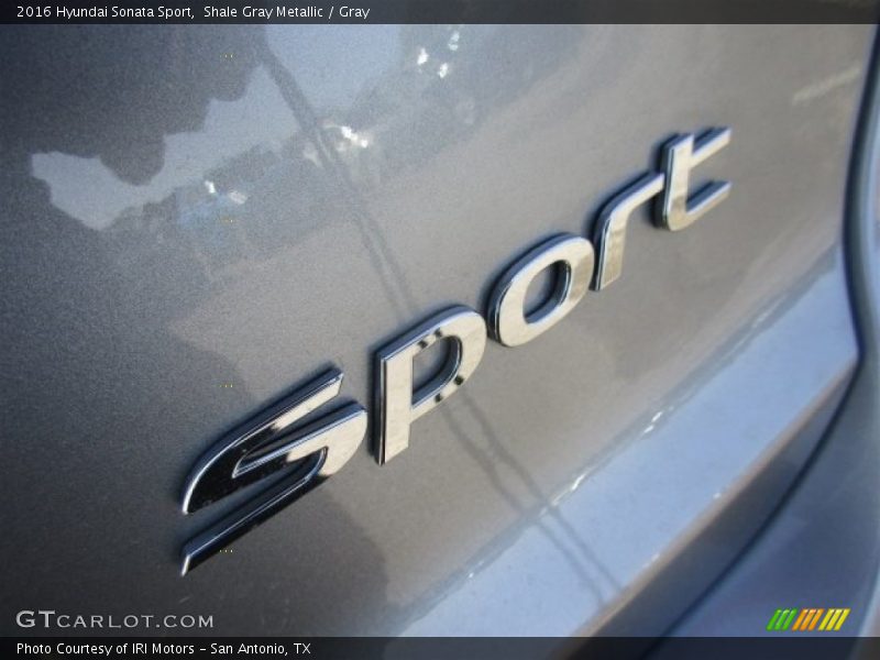 Shale Gray Metallic / Gray 2016 Hyundai Sonata Sport