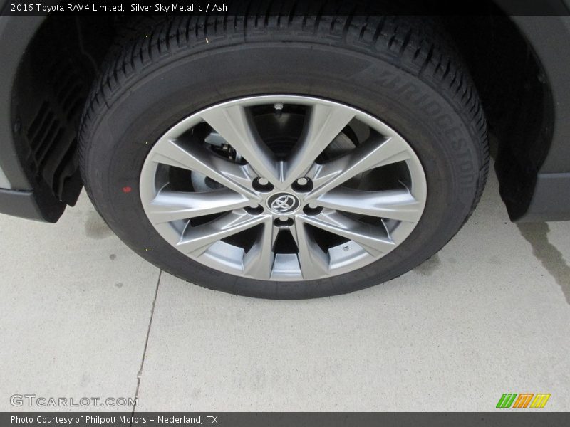 Silver Sky Metallic / Ash 2016 Toyota RAV4 Limited