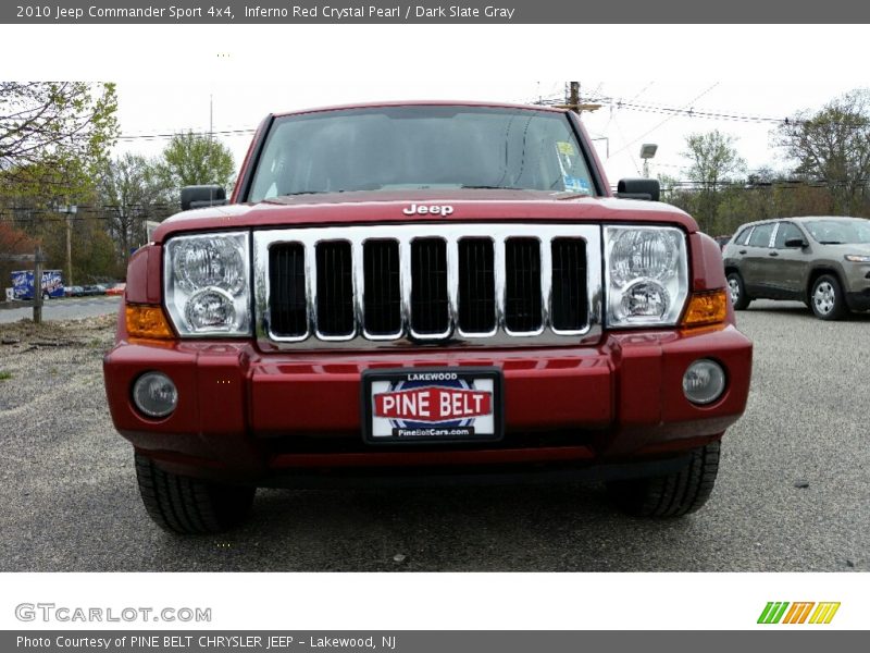 Inferno Red Crystal Pearl / Dark Slate Gray 2010 Jeep Commander Sport 4x4
