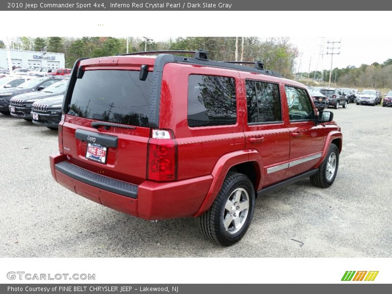 Inferno Red Crystal Pearl / Dark Slate Gray 2010 Jeep Commander Sport 4x4