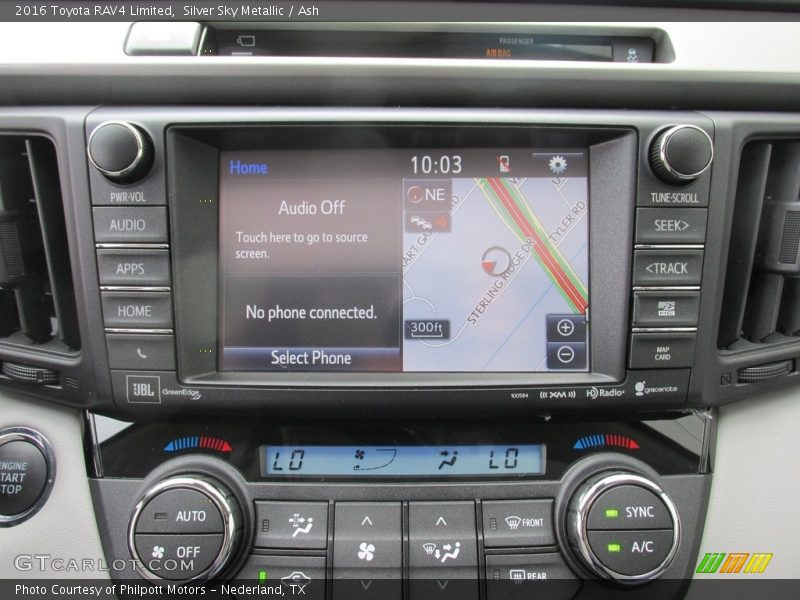Silver Sky Metallic / Ash 2016 Toyota RAV4 Limited