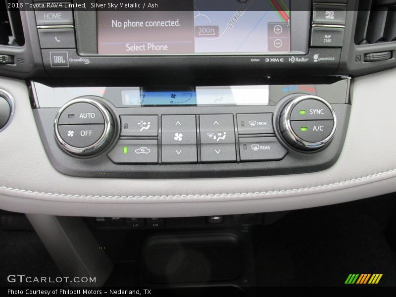Silver Sky Metallic / Ash 2016 Toyota RAV4 Limited