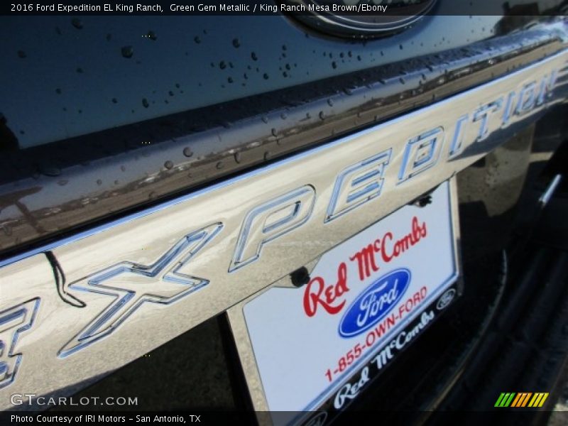 Green Gem Metallic / King Ranch Mesa Brown/Ebony 2016 Ford Expedition EL King Ranch