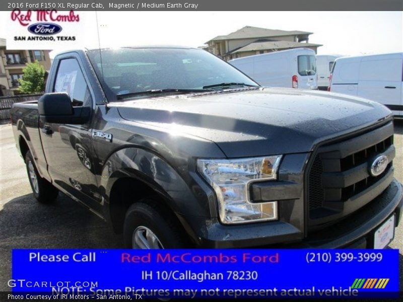 Magnetic / Medium Earth Gray 2016 Ford F150 XL Regular Cab