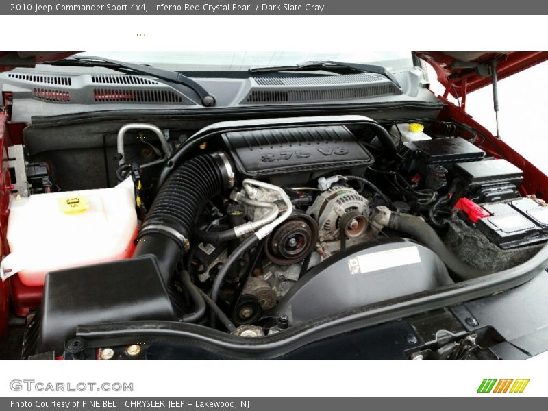 Inferno Red Crystal Pearl / Dark Slate Gray 2010 Jeep Commander Sport 4x4