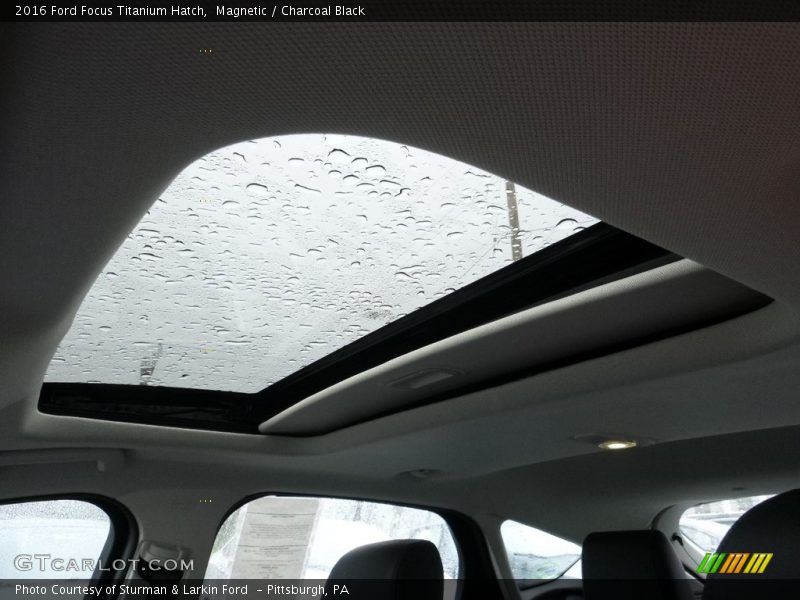 Magnetic / Charcoal Black 2016 Ford Focus Titanium Hatch