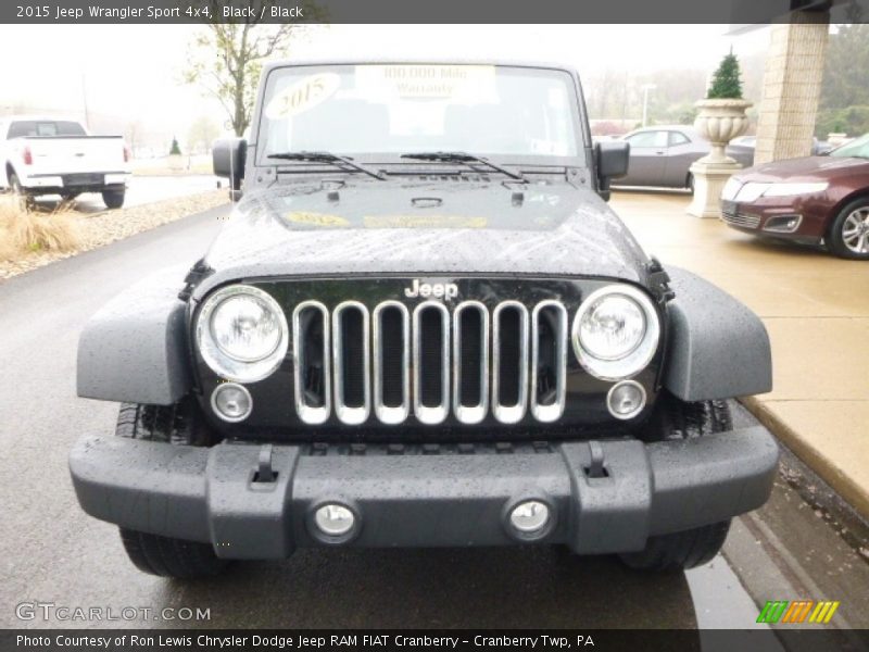 Black / Black 2015 Jeep Wrangler Sport 4x4