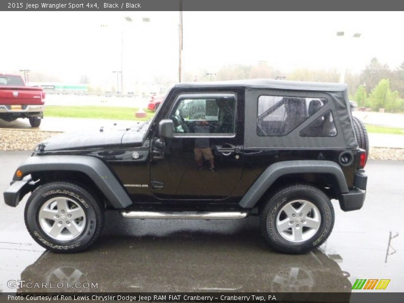 Black / Black 2015 Jeep Wrangler Sport 4x4