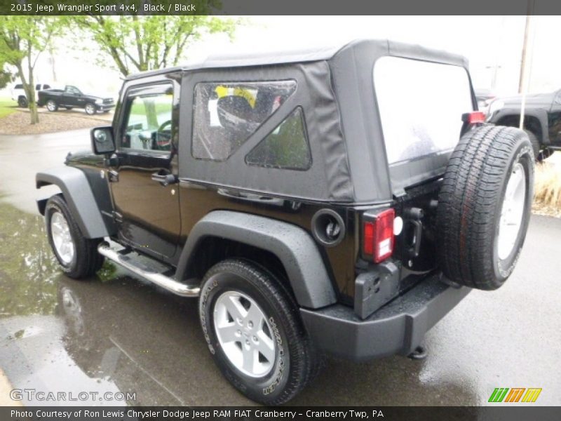 Black / Black 2015 Jeep Wrangler Sport 4x4