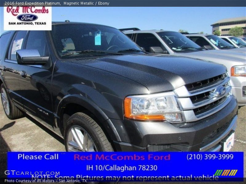 Magnetic Metallic / Ebony 2016 Ford Expedition Platinum