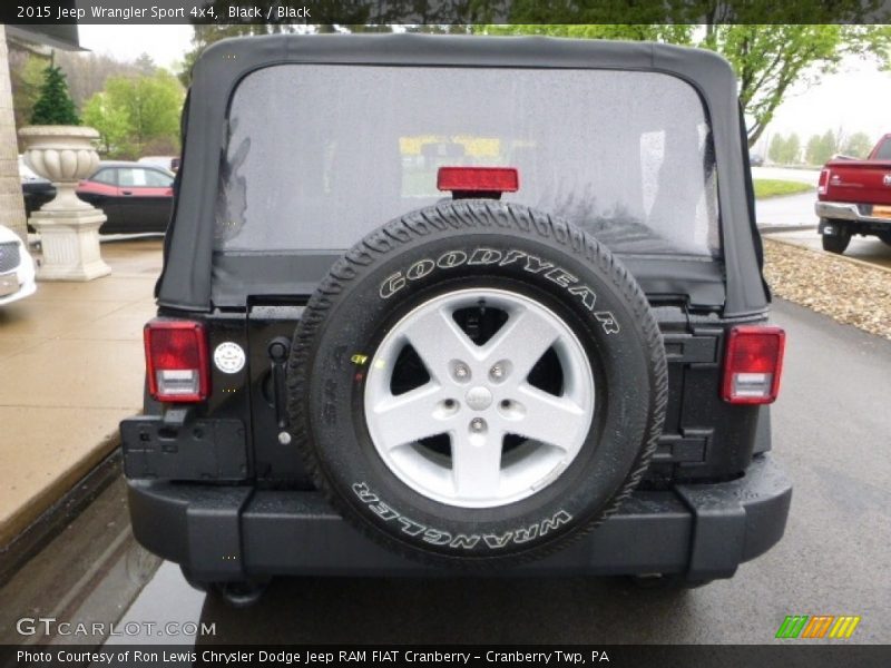Black / Black 2015 Jeep Wrangler Sport 4x4
