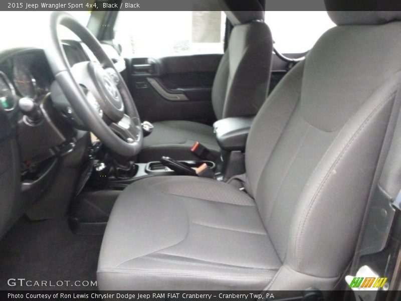 Black / Black 2015 Jeep Wrangler Sport 4x4