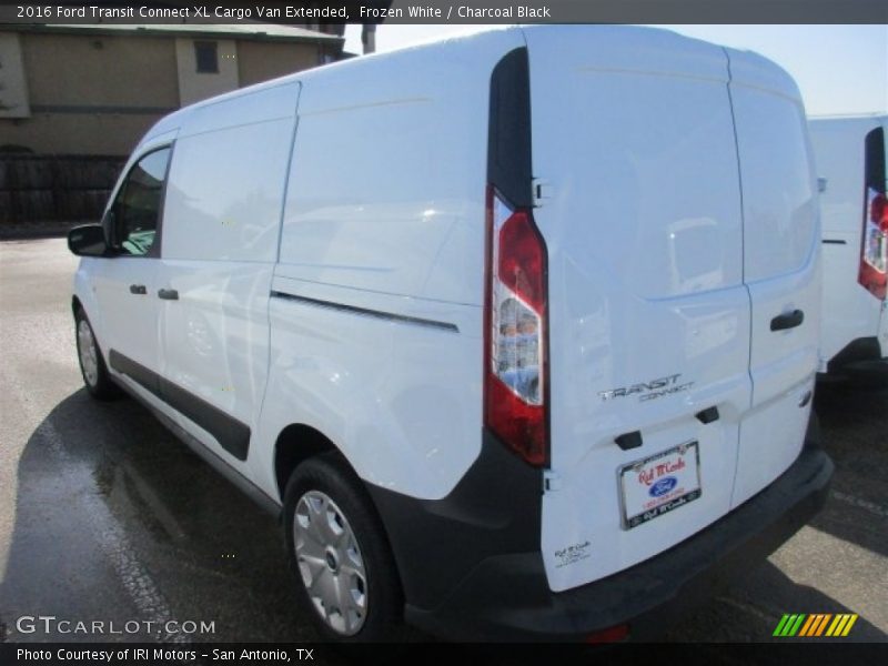Frozen White / Charcoal Black 2016 Ford Transit Connect XL Cargo Van Extended