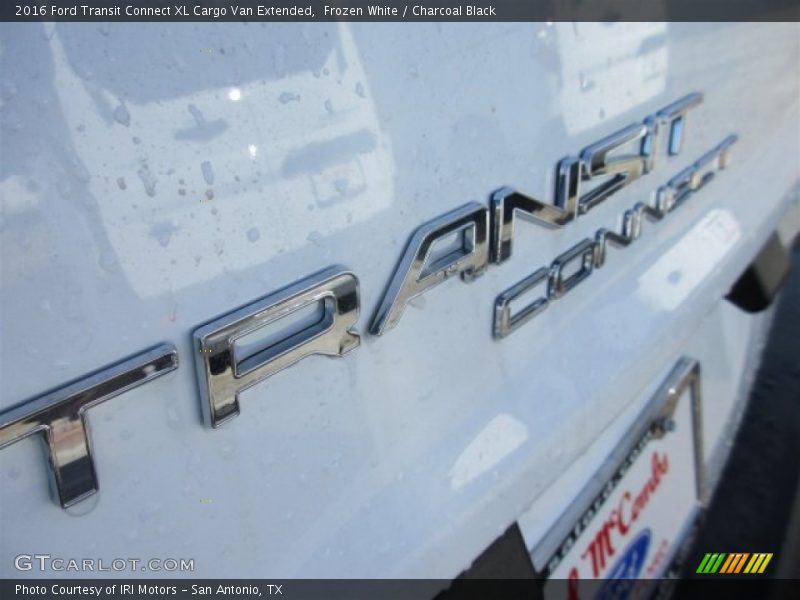 Frozen White / Charcoal Black 2016 Ford Transit Connect XL Cargo Van Extended