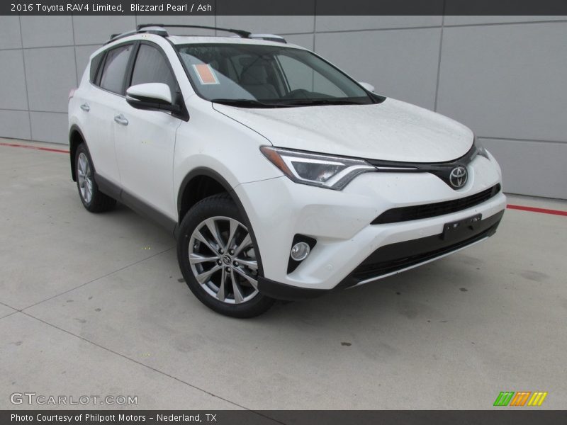 Blizzard Pearl / Ash 2016 Toyota RAV4 Limited