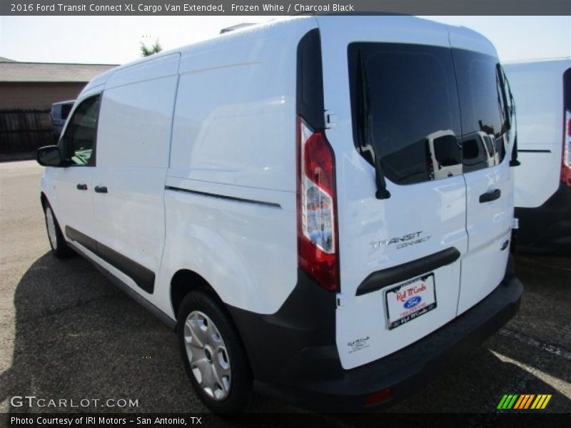 Frozen White / Charcoal Black 2016 Ford Transit Connect XL Cargo Van Extended