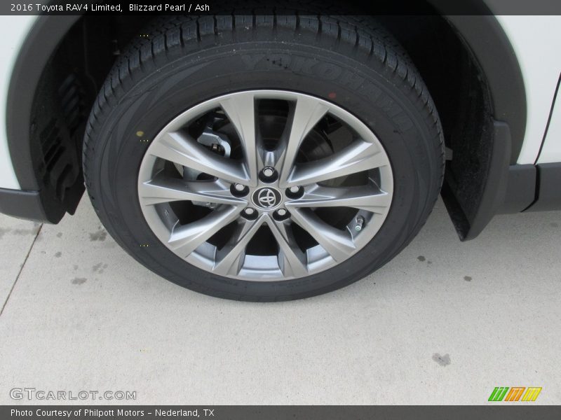Blizzard Pearl / Ash 2016 Toyota RAV4 Limited