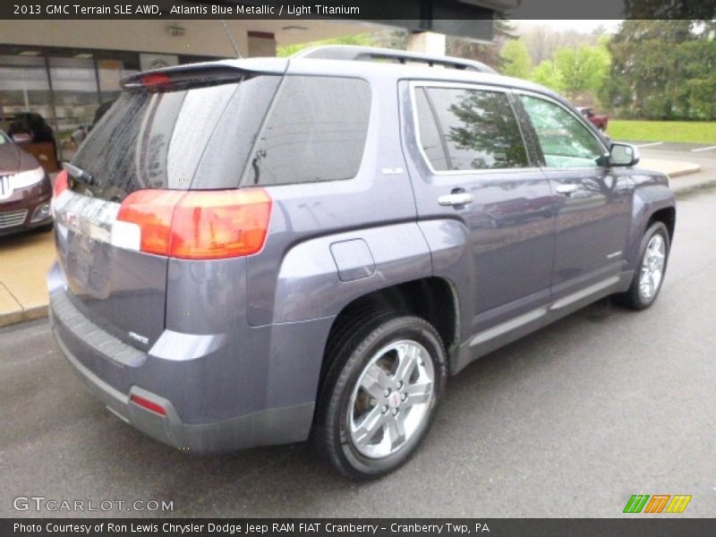 Atlantis Blue Metallic / Light Titanium 2013 GMC Terrain SLE AWD