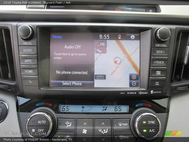 Blizzard Pearl / Ash 2016 Toyota RAV4 Limited