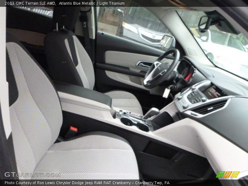Atlantis Blue Metallic / Light Titanium 2013 GMC Terrain SLE AWD
