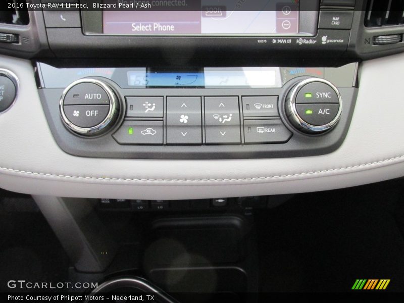 Blizzard Pearl / Ash 2016 Toyota RAV4 Limited