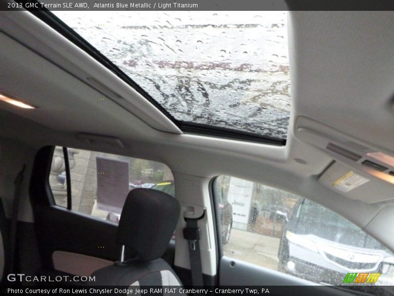 Atlantis Blue Metallic / Light Titanium 2013 GMC Terrain SLE AWD
