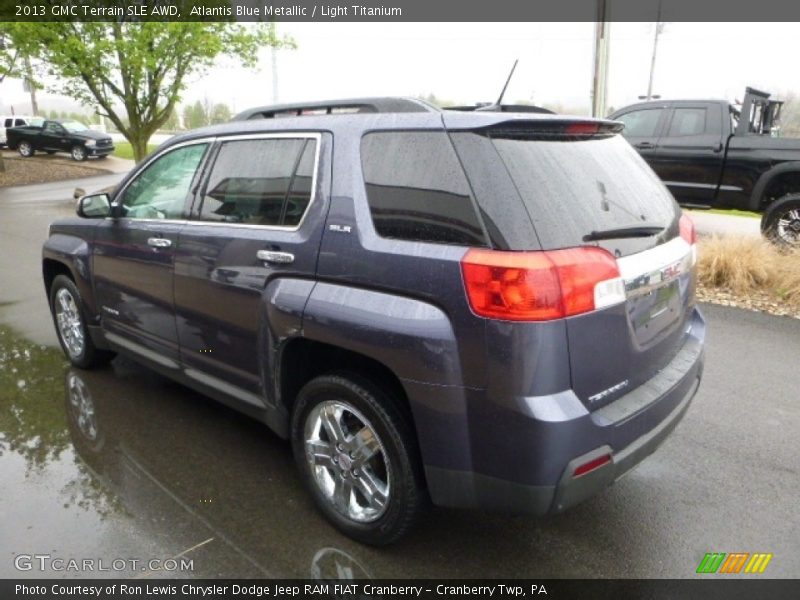 Atlantis Blue Metallic / Light Titanium 2013 GMC Terrain SLE AWD