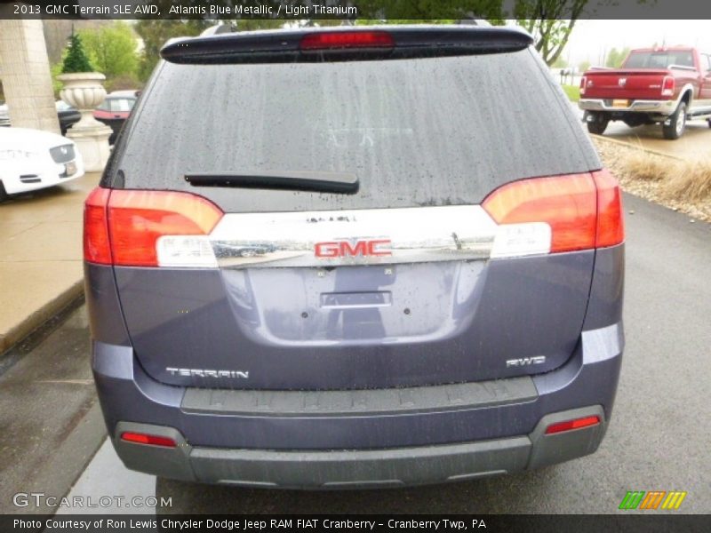 Atlantis Blue Metallic / Light Titanium 2013 GMC Terrain SLE AWD