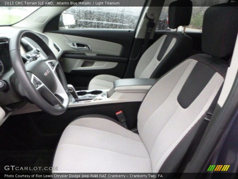 Atlantis Blue Metallic / Light Titanium 2013 GMC Terrain SLE AWD