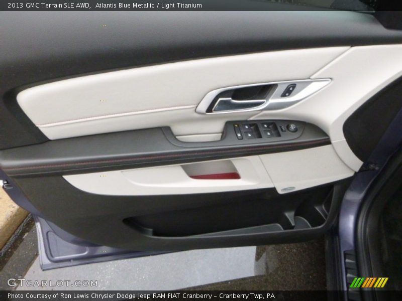 Atlantis Blue Metallic / Light Titanium 2013 GMC Terrain SLE AWD