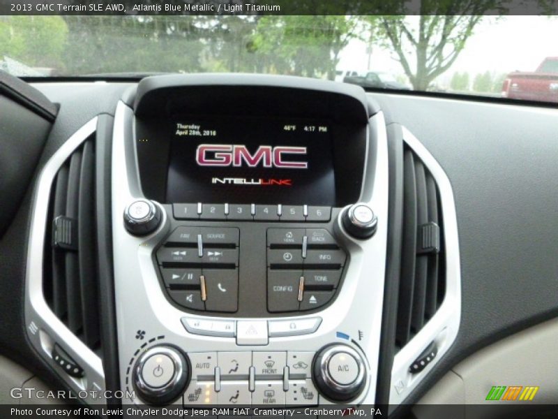 Atlantis Blue Metallic / Light Titanium 2013 GMC Terrain SLE AWD