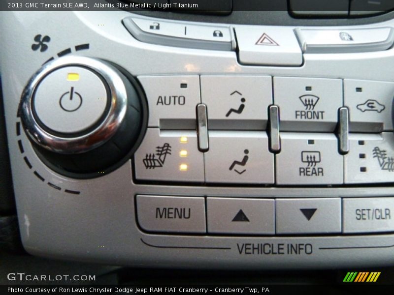 Atlantis Blue Metallic / Light Titanium 2013 GMC Terrain SLE AWD