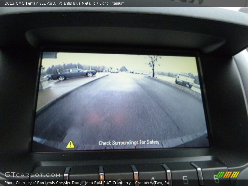 Atlantis Blue Metallic / Light Titanium 2013 GMC Terrain SLE AWD