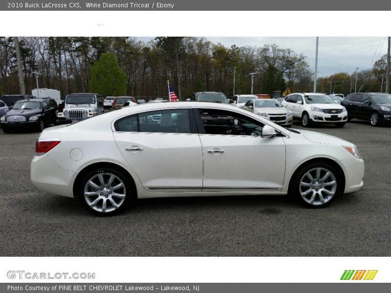 White Diamond Tricoat / Ebony 2010 Buick LaCrosse CXS