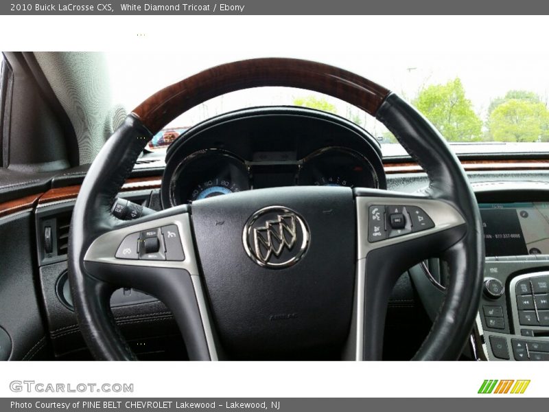 White Diamond Tricoat / Ebony 2010 Buick LaCrosse CXS