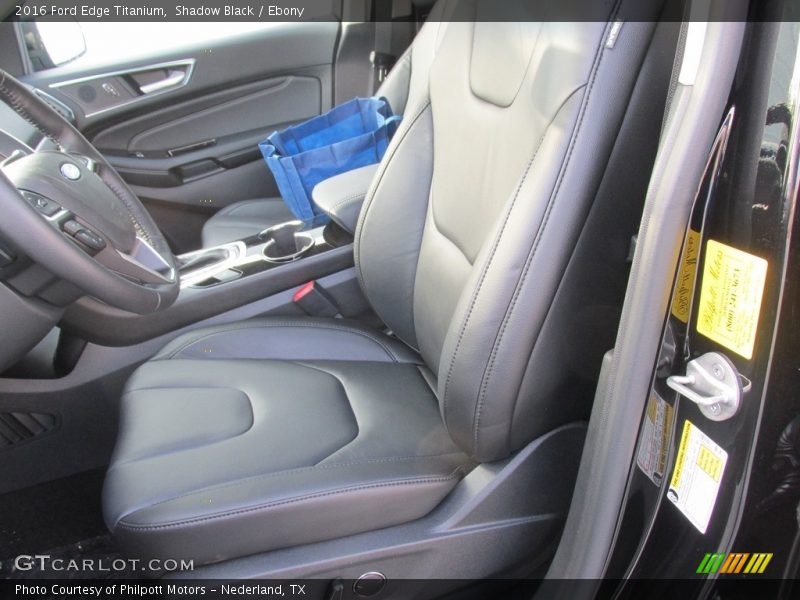 Shadow Black / Ebony 2016 Ford Edge Titanium